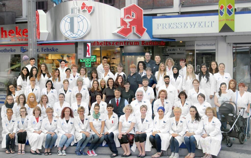Gruppenfoto des Apotheken-Team